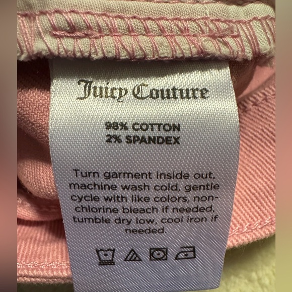 Juicy Couture Pink Women's Shorts size 6 - Picture 4 of 6